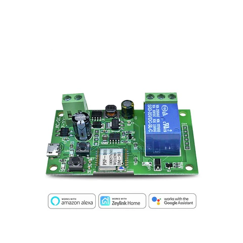 Relé Wifi Rtu 5024 Abridor Puerta Portón + Control RF Via App Zeylink Input 12Vdc