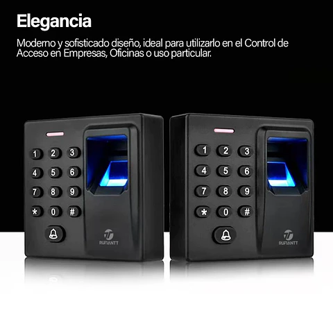 Control Acceso Teclado Clave + Huella Dactilar + Tarjeta 125Khz Proximidad Rfid