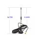 Antena 4G-3G-2G Omnidireccional 8 Dbi Conector Macho Sma Alta Ganancia - Miniatura 4