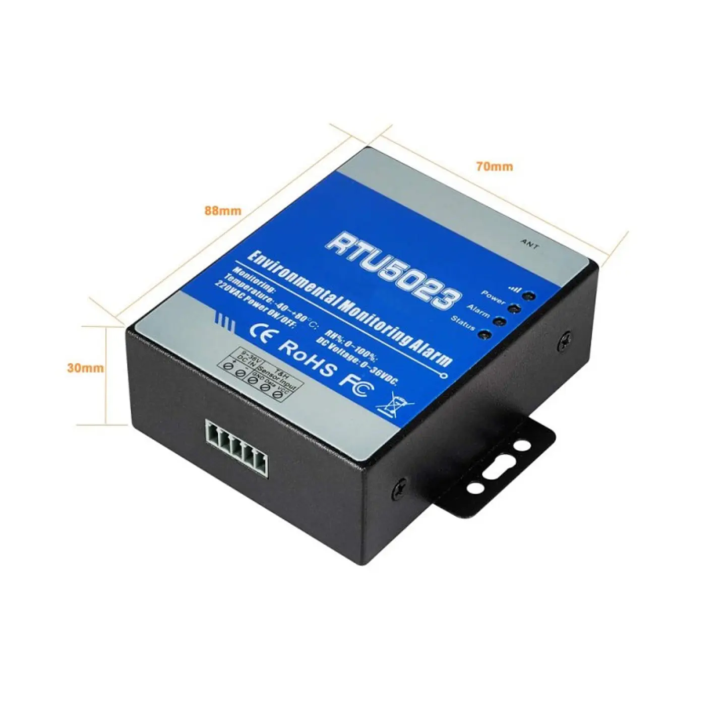 Rtu 5023 4G Gsm Sensor Temperatura Humedad Y Estado De Corte Energía Ac 3