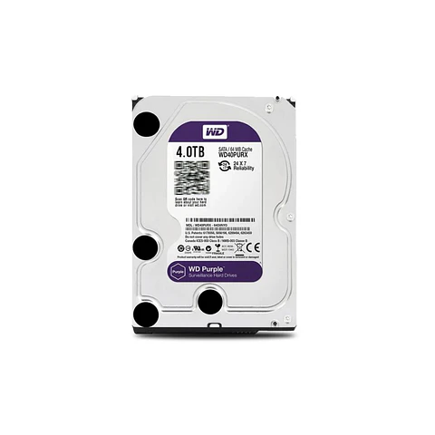 Disco Duro 4Tb Para Video Vigilancia Cctv Western Digital Purple