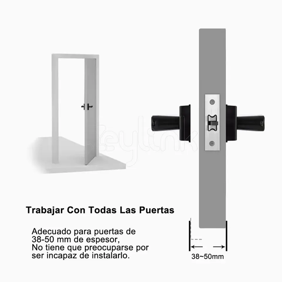 Cerradura Inteligente X800S Huella, Clave, Tarjeta Bluetooth Zeylink 4