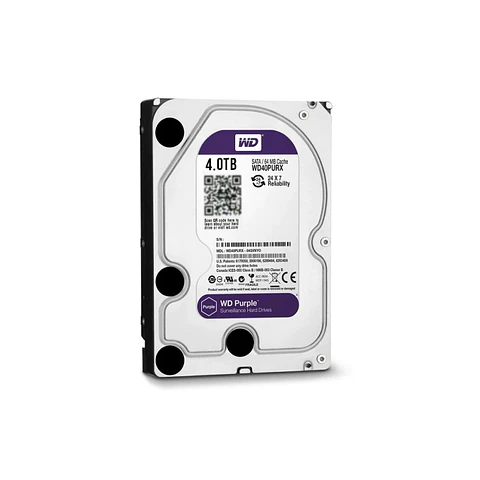 Disco Duro 4Tb Para Video Vigilancia Cctv Western Digital Purple