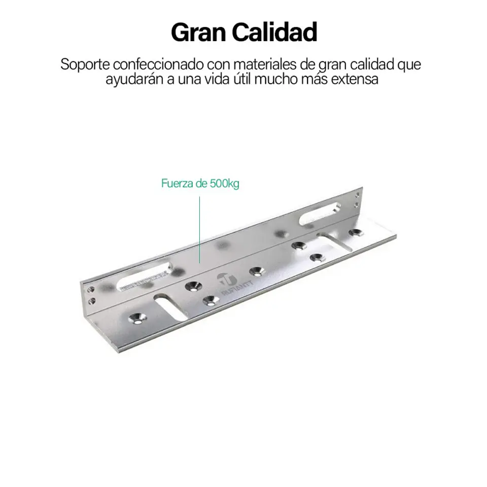 Soporte En L Para Cerradura Electromagnética Puerta 500Kg 3