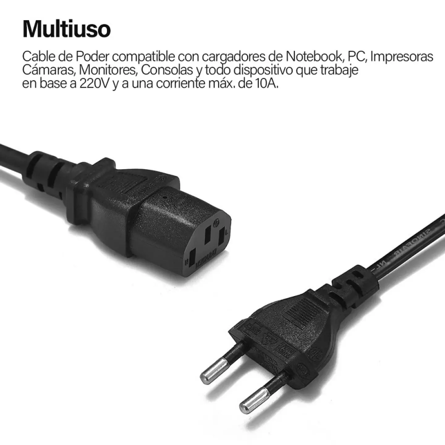 Cable Poder 1.5M Cobre 2