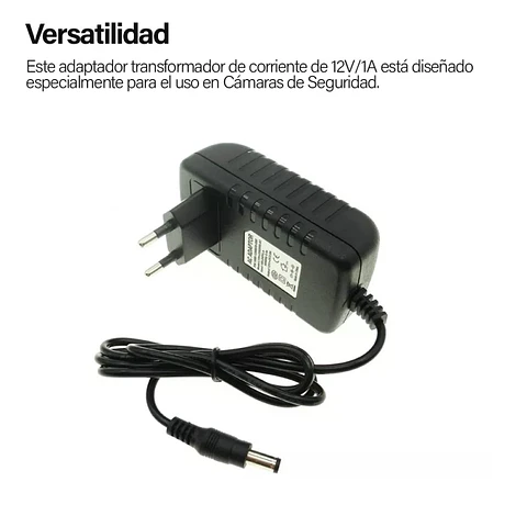 Adaptador Transformador Dc 12Vdc/ 1A Output