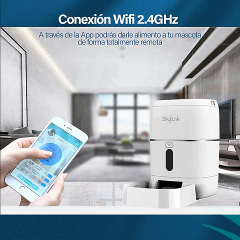 Dispensador De Comida Para Perros, Gatos, Mascotas Wifi