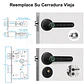 Cerradura Inteligente X800S Huella, Clave, Tarjeta Bluetooth Zeylink - Miniatura 5