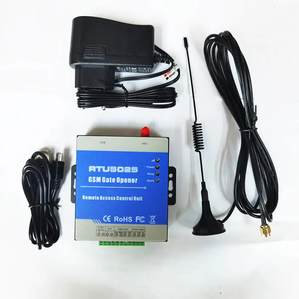 Rtu 5025 4G-3G-2G-GSM Abridor De Puerta Control De Acceso Remoto 1000 Usuarios 4