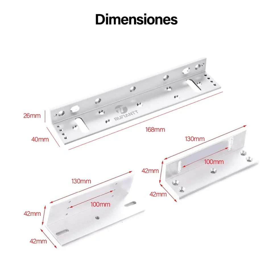 Soporte Bracket En L Z Para Cerradura Puerta Electromagnetica 180 Kg 4