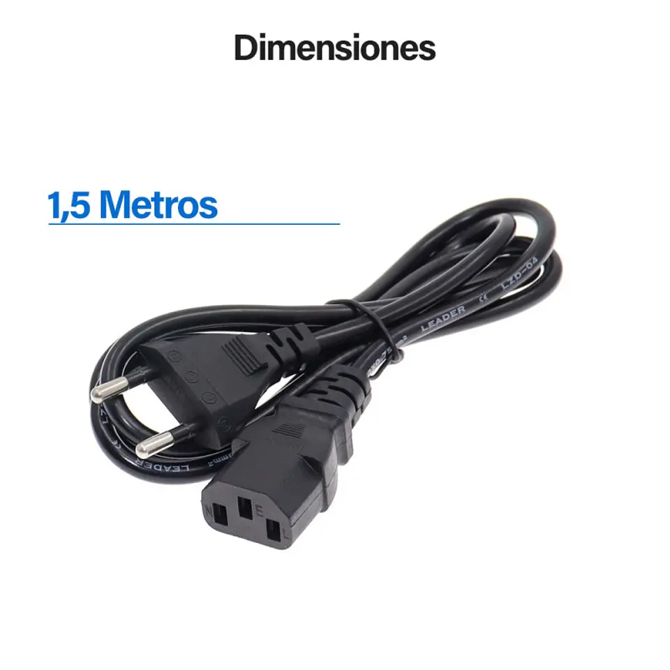 Cable Poder 1.5M Cobre 3