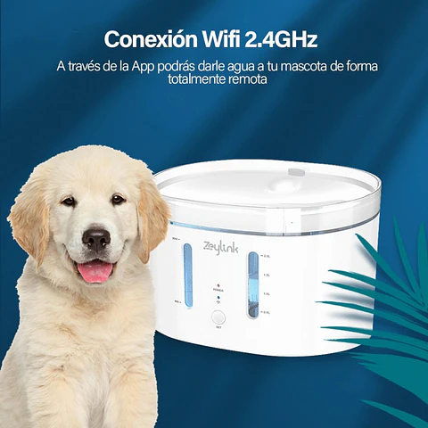 Dispensador De Agua Para Perros, Gatos, Mascotas Wifi