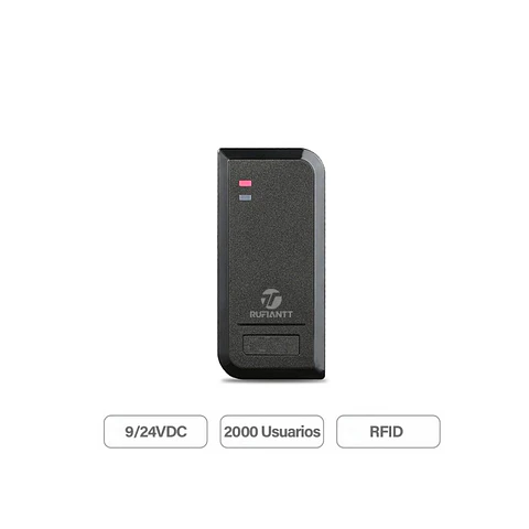 Lector Control Acceso Proximidad Tarjetas Rfid 125Khz 2000u Impermeable Exterior Anti-Vandalico