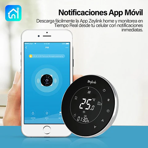 Termostato Digital Control Temperatura Wifi Smart Zeylink