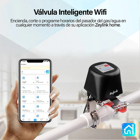 Controlador Inteligente Wifi Apertura Válvula Agua/Gas Alexa Google