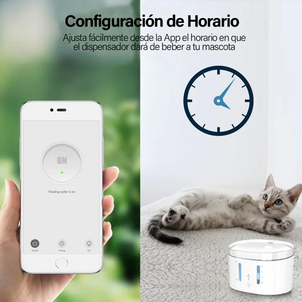Dispensador De Agua Para Perros, Gatos, Mascotas Wifi 3