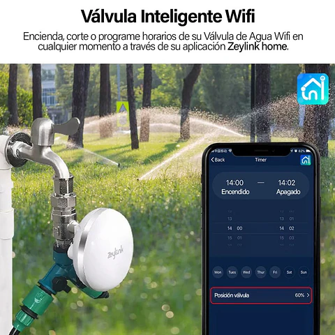 Controlador Aperura Valvula De Agua Wifi Alexa Google App