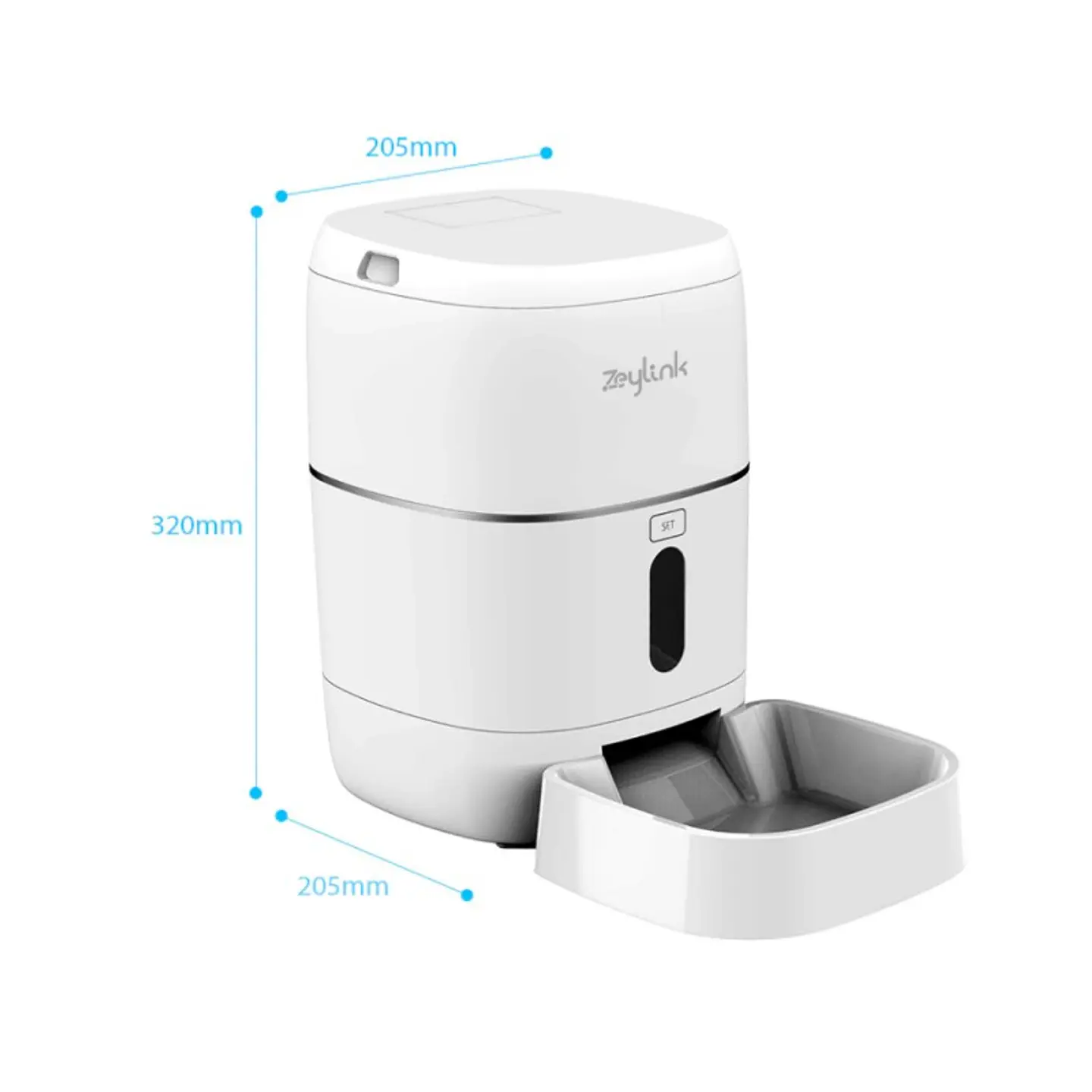 Dispensador De Comida Para Perros, Gatos, Mascotas Wifi 7