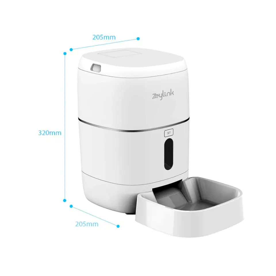 Dispensador De Comida Para Perros, Gatos, Mascotas Wifi 7