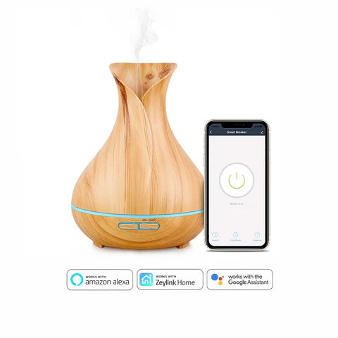 Humidificador Ultrasónico Zeylink Esencia Wifi Alexa Google