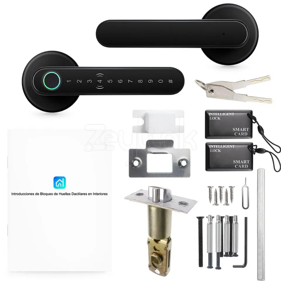 Cerradura Inteligente X800S Huella, Clave, Tarjeta Bluetooth Zeylink 10