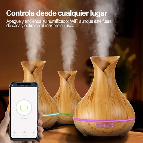 Humidificador Ultrasónico Zeylink Esencia Wifi Alexa Google