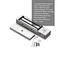 Kit 3 Control Acceso Teclado Anti Vandálico + Chapa Magnética 180Kg Seguridad Puerta - Miniatura 3