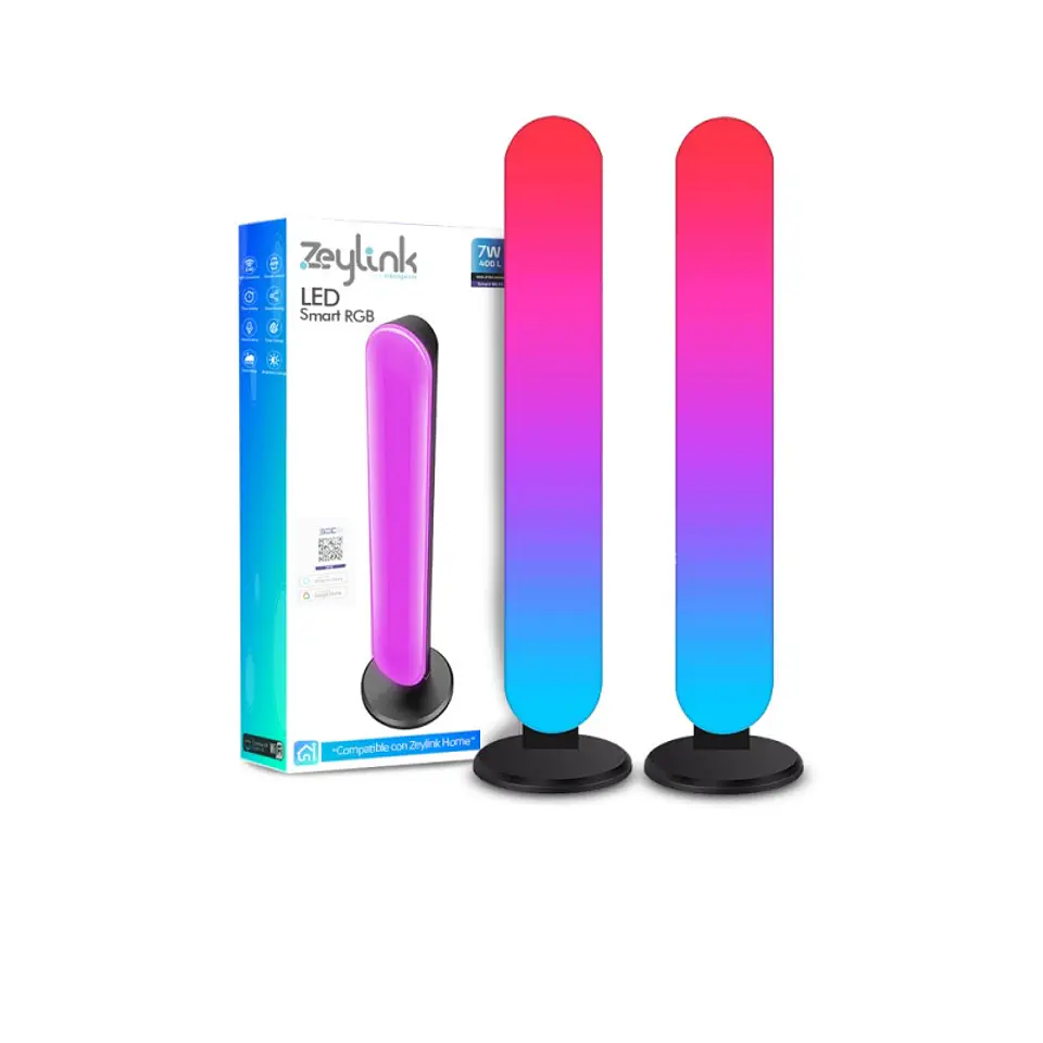 Barra Luz Led Rgb Wifi Para Tv Gamer Living Alexa Google 1