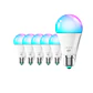 Ampolleta Alexa Google Pack 6 Unidades Wifi 9W Led Multicolor Smart Home - Miniatura 1