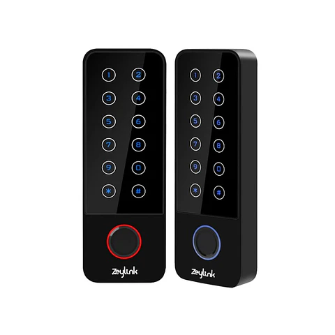 Control Acceso Wifi C350 13.56 MHz  Huella Biométrico Anti Vandálico Zeylink