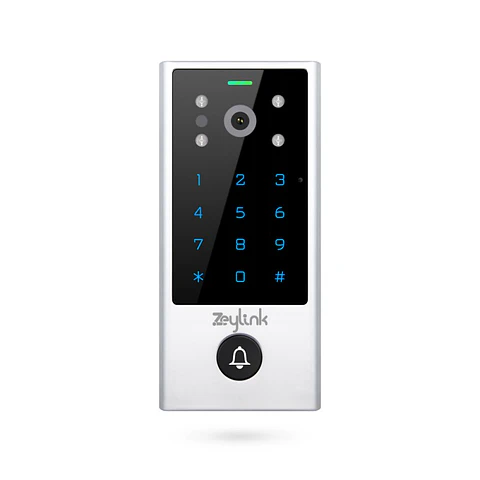 Control de Acceso WiFi C400 Híbrido con Cámara Tipo Video Portero Zeylink