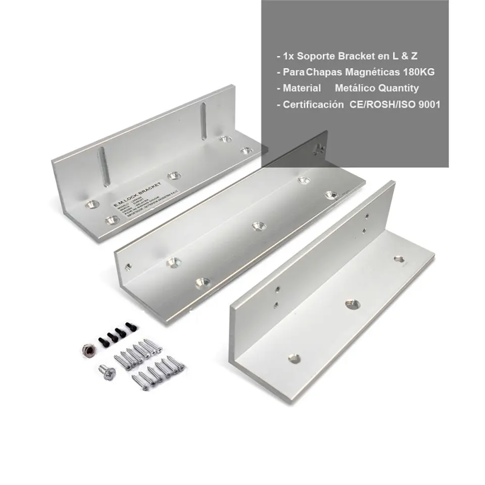 Kit 3 Control Acceso Teclado Anti Vandálico + Chapa Magnética 180Kg Seguridad Puerta 4