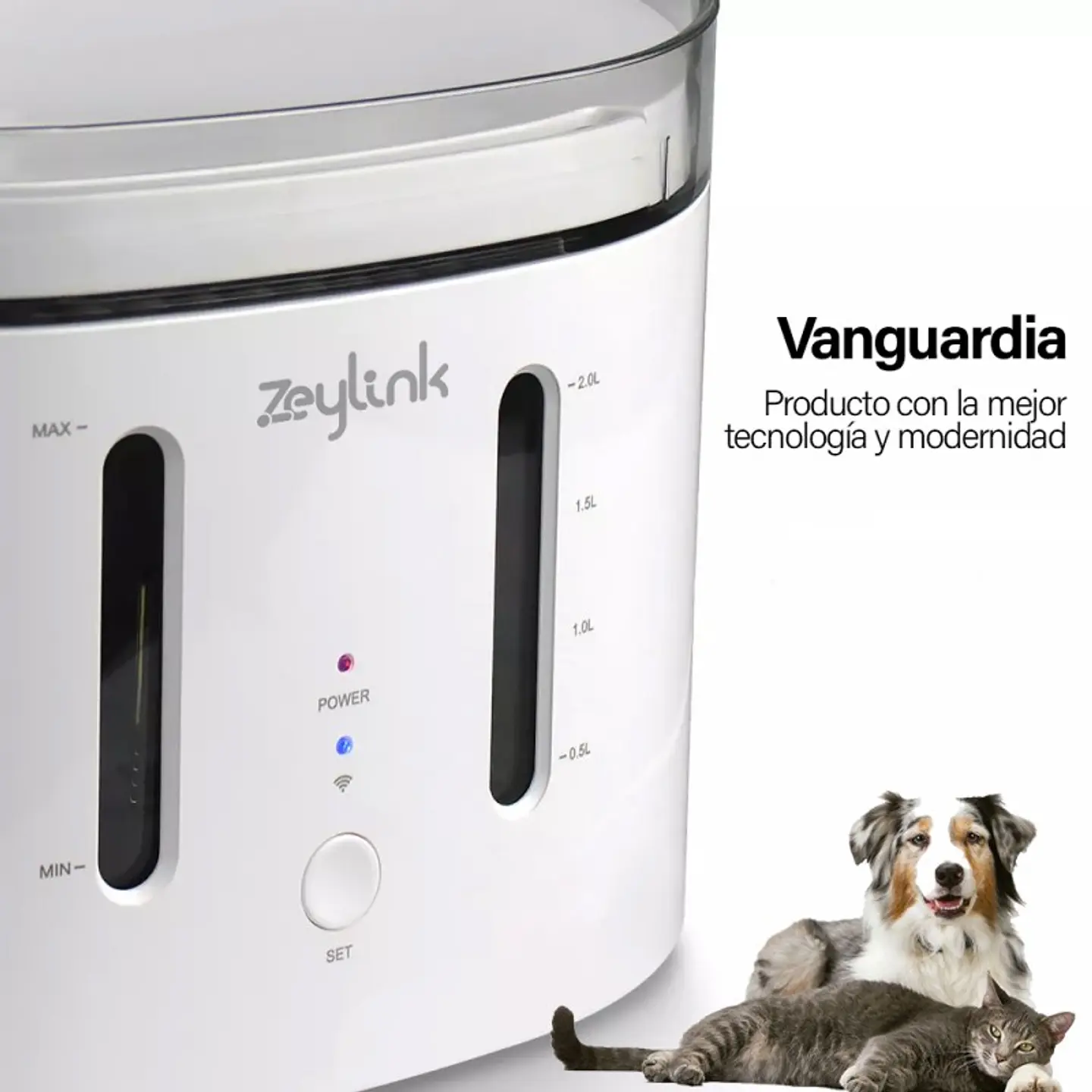 Dispensador De Agua Para Perros, Gatos, Mascotas Wifi 8