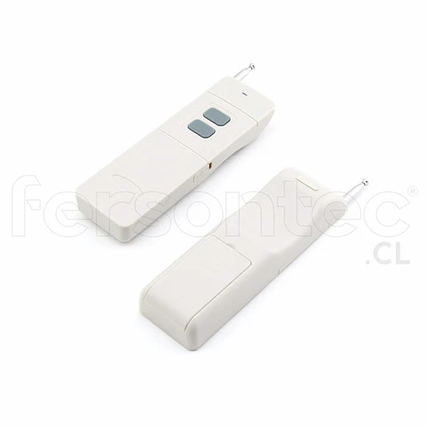 Control Remoto 2 Botones Inalambrico Largo Alcance Para Alarma Comunitaria