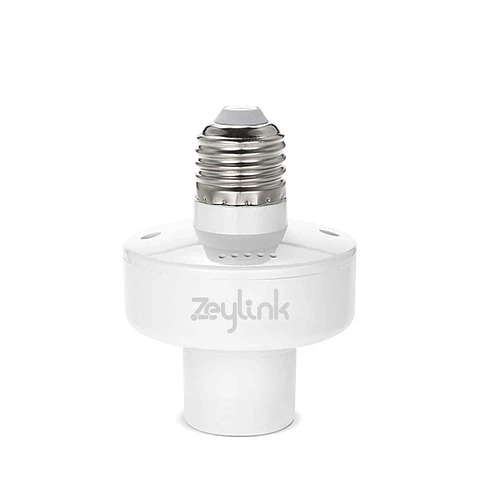 Soquete Soporte E27 Wifi Zeylink Para Ampolleta Control App