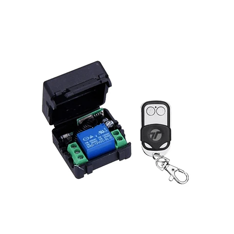 Relé Inalámbrico 12Vdc + Control Remoto 433 Mhz Rf