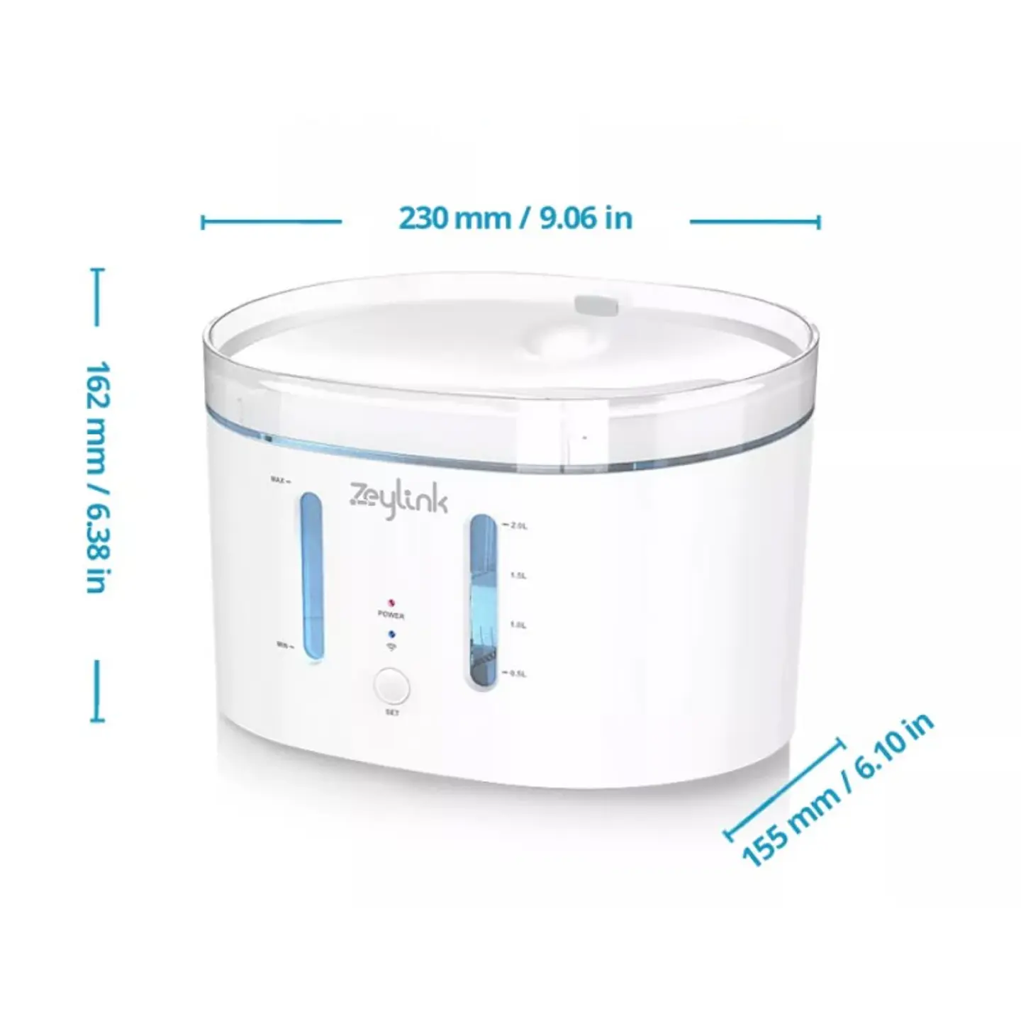 Dispensador De Agua Para Perros, Gatos, Mascotas Wifi 9