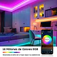 Cinta Led Tira Luces Wifi Rgb Ritmica 10 Mt Alexa Google - Miniatura 4