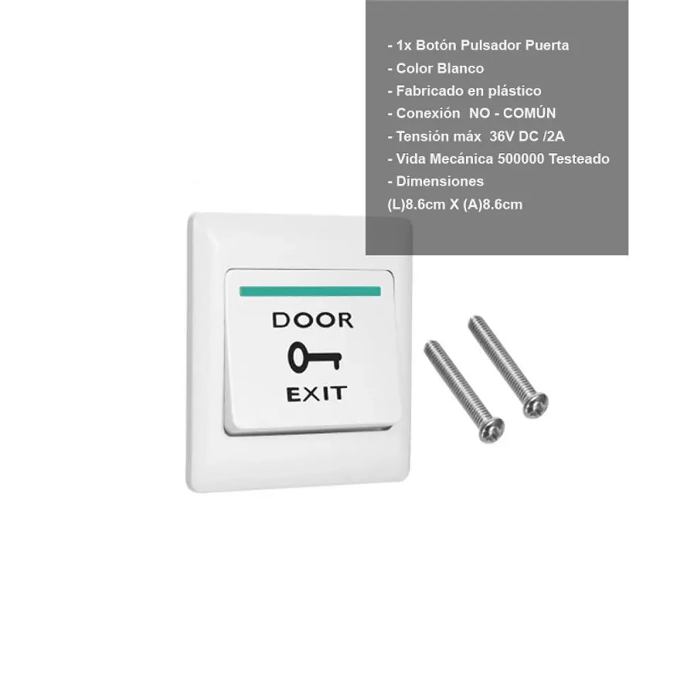 Kit 3 Control Acceso Teclado Anti Vandálico + Chapa Magnética 180Kg Seguridad Puerta 7