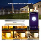 Foco Proyector Led 50W Wifi Zeylink Rgbcw Exterior App - Miniatura 5