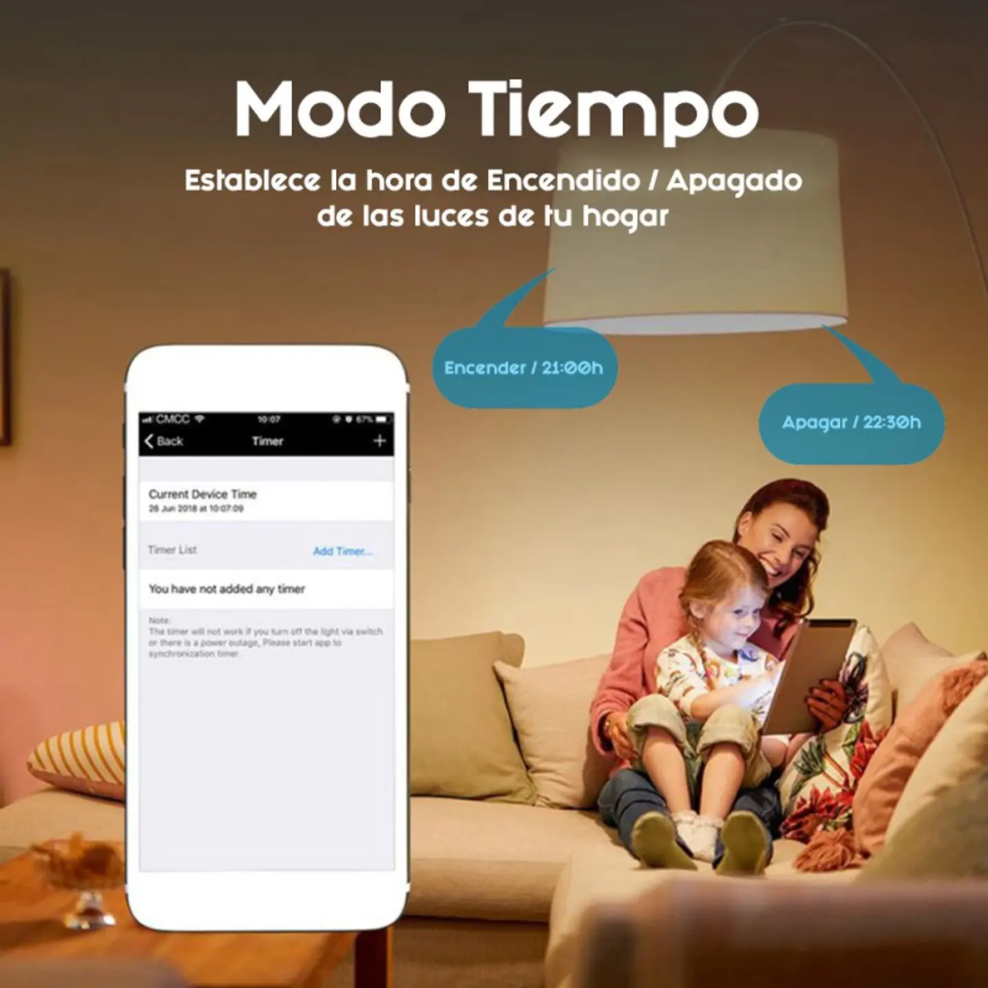 Ampolleta Alexa Google Pack 6 Unidades Wifi 9W Led Multicolor Smart Home 6