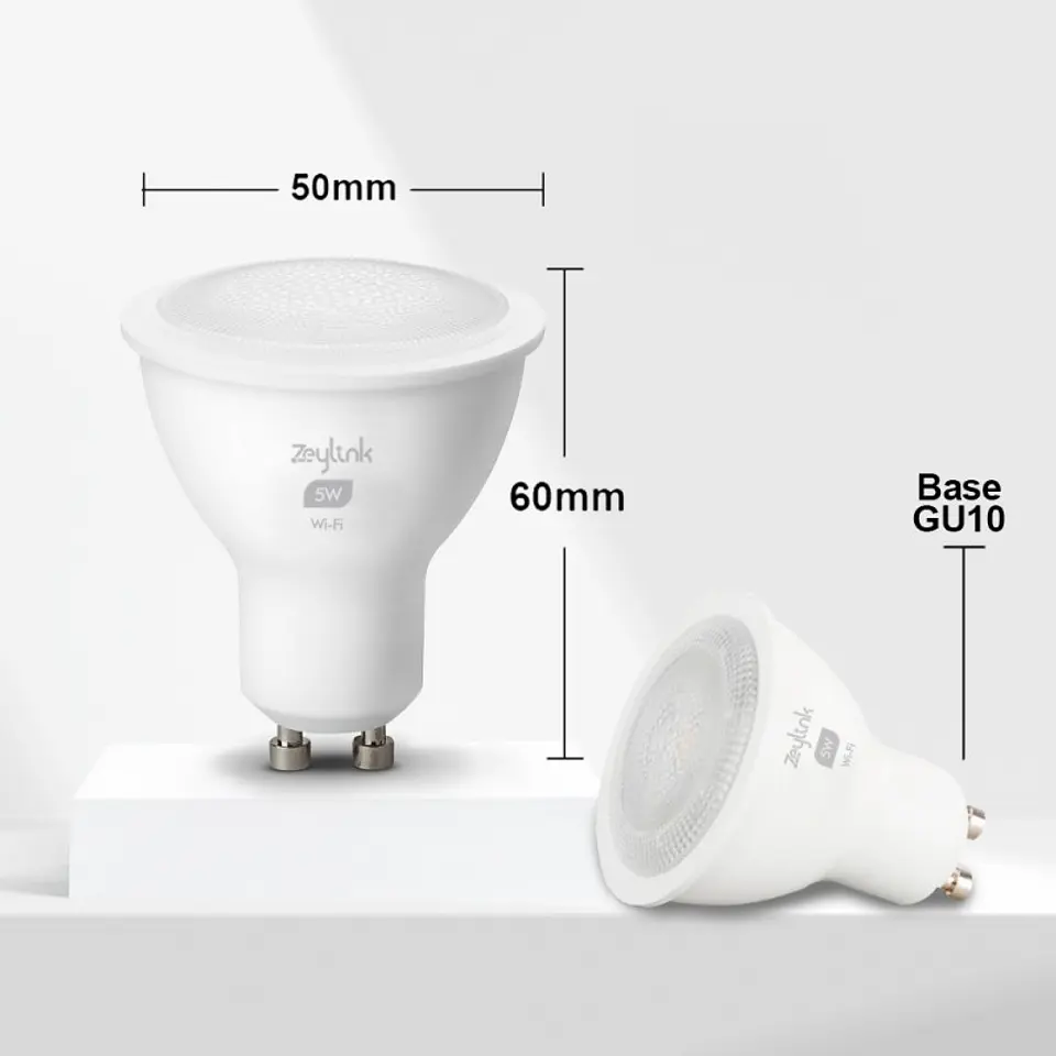 Dicroico Gu10 Wifi Pack 3 Unidades Ampolleta Inteligente Alexa Google Smart Home 9