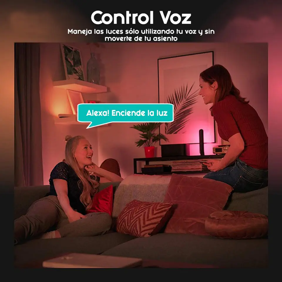 Barra Luz Led Rgb Wifi Para Tv Gamer Living Alexa Google 8