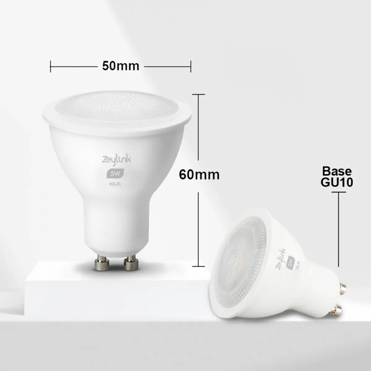 Dicroico Led Gu10 Wifi Pack 6 Unidades 5W Multicolor Smar...