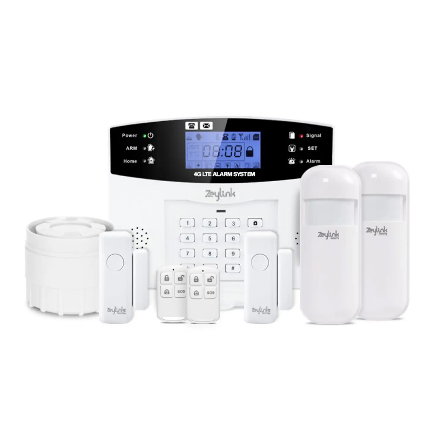Alarma 4G Gsm Para Casa Negocio + 4 Sensores Inalambricos Alerta Inmediata 1