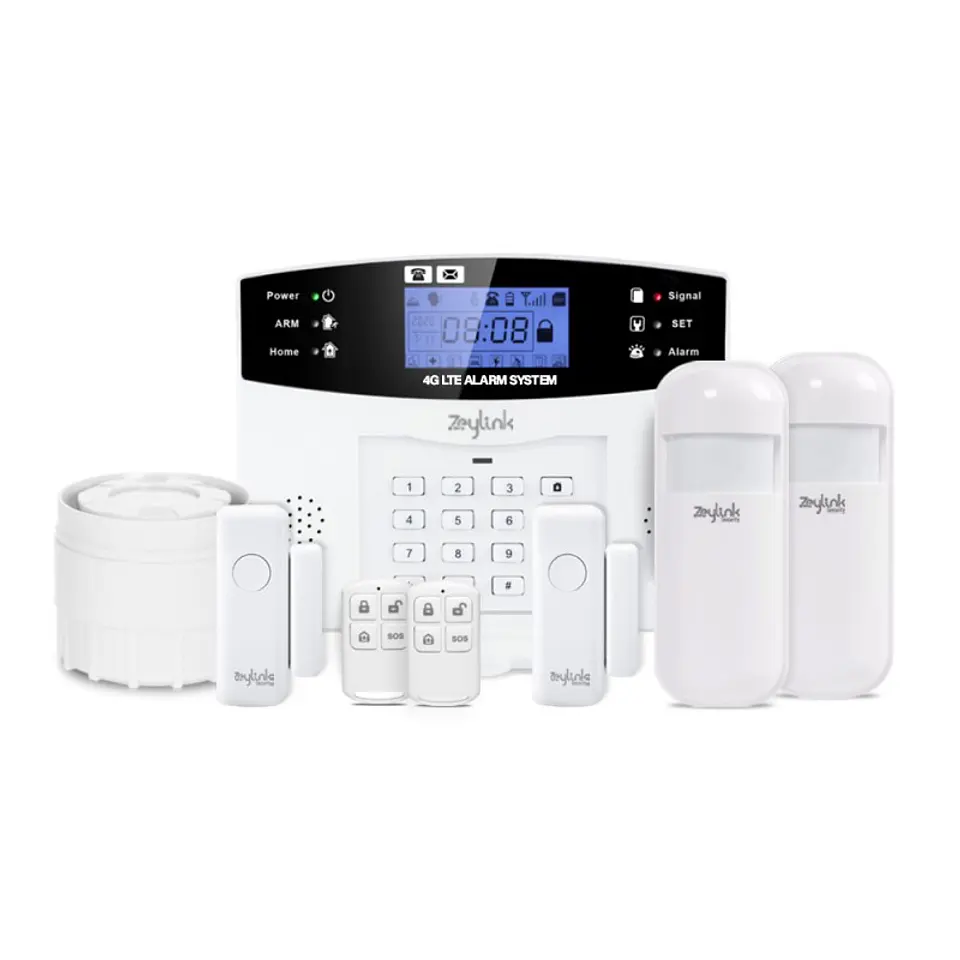 Alarma 4G Gsm Para Casa Negocio + 4 Sensores Inalambricos Alerta Inmediata 1