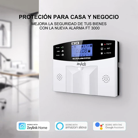 Alarma Domiciliaria Inalámbrica Sin Contratos + Sensor Quiebre De Vidrios