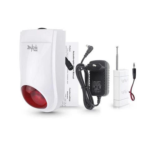 Sirena Baliza Led Inalámbrico Con Batería De Respaldo Para Alarmas 4G Gsm