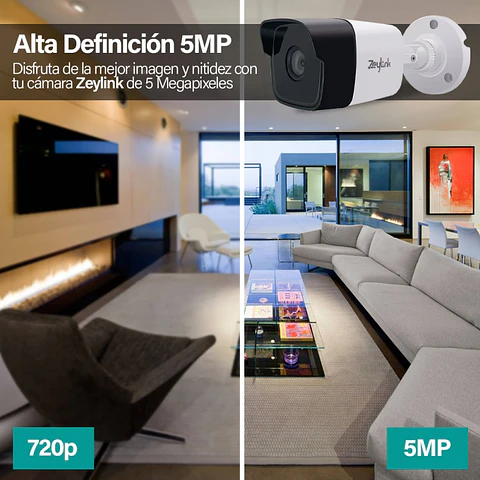 Kit Dvr Seguridad Cctv 4Ch + 4 Cámaras 5Mp Alta Difinicion + Dd 1Tb