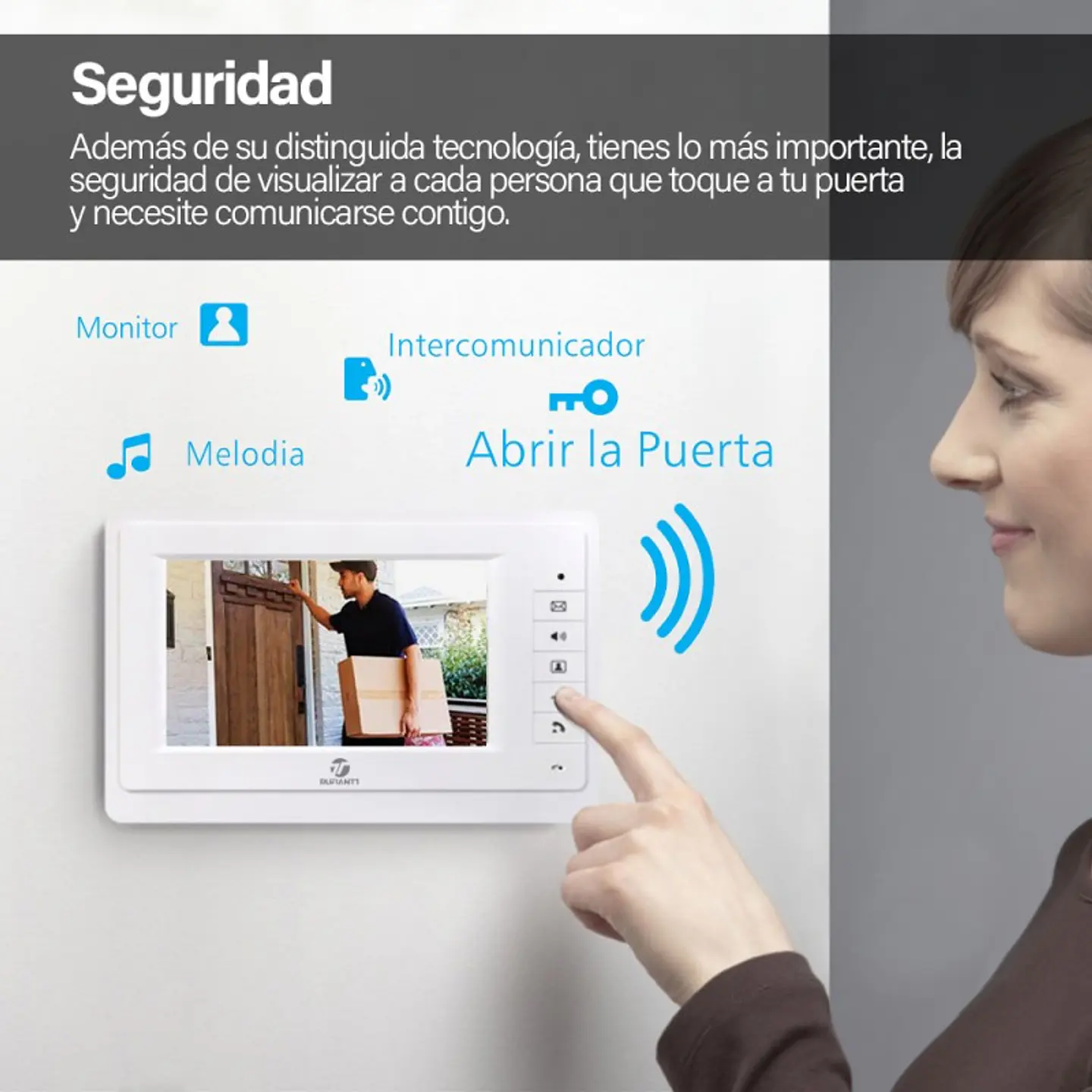 Kit Videoportero Para 12 Viviendas + 6 Monitores 7